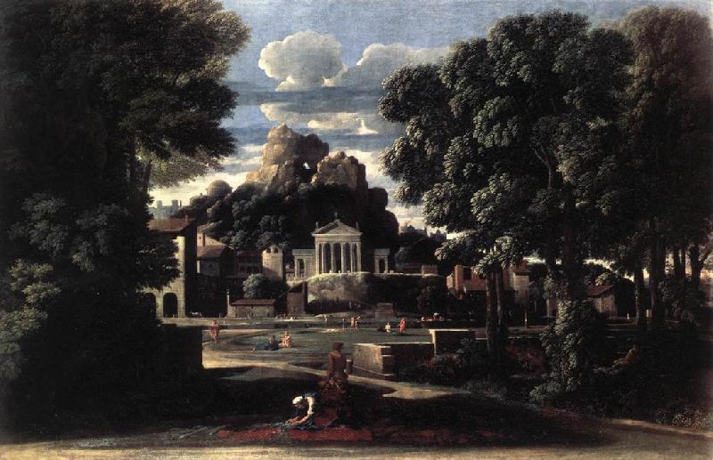  Landscape with Gathering of the Ashes of Phocion by his Widow